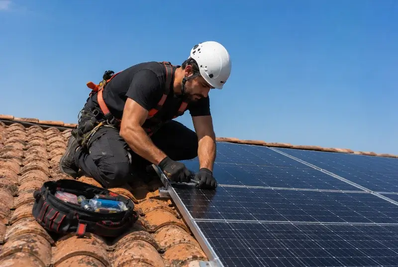 Maintenance et monitoring de panneaux solaires à Chainaz-les-Frasses