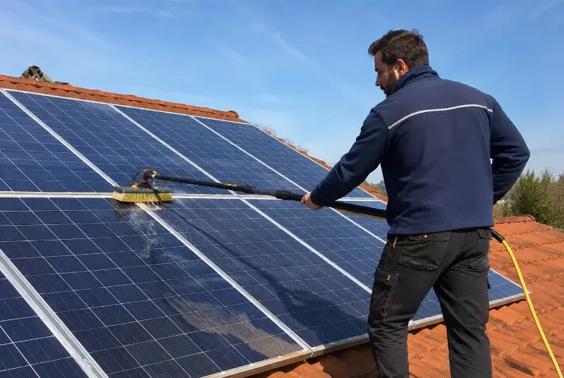 Nettoyage et entretien de panneaux solaires à Chainaz-les-Frasses